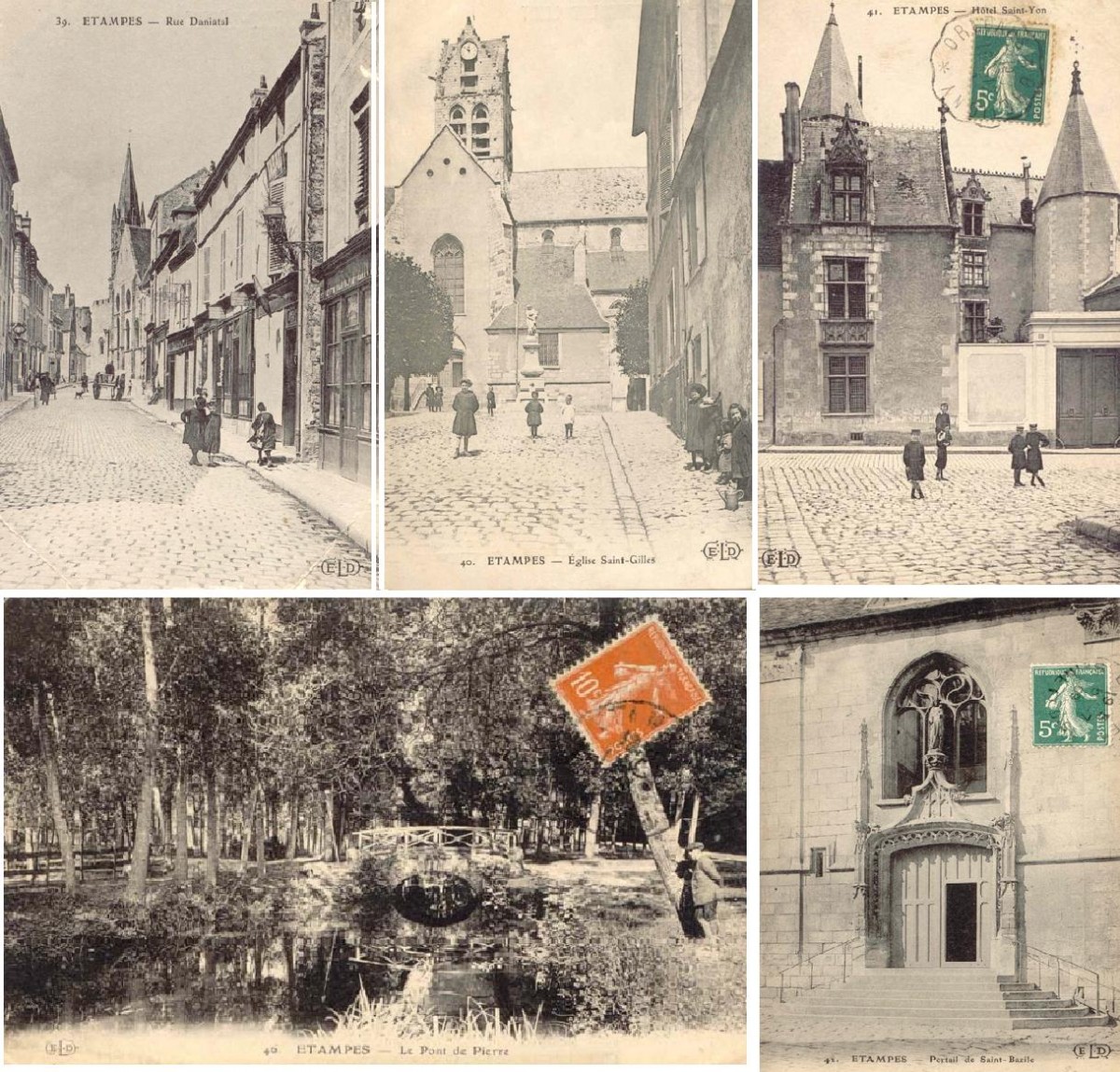 Париж на открытках начала 20 века
