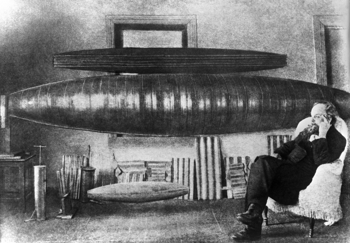 прототип аэродинамической трубы Циолковского